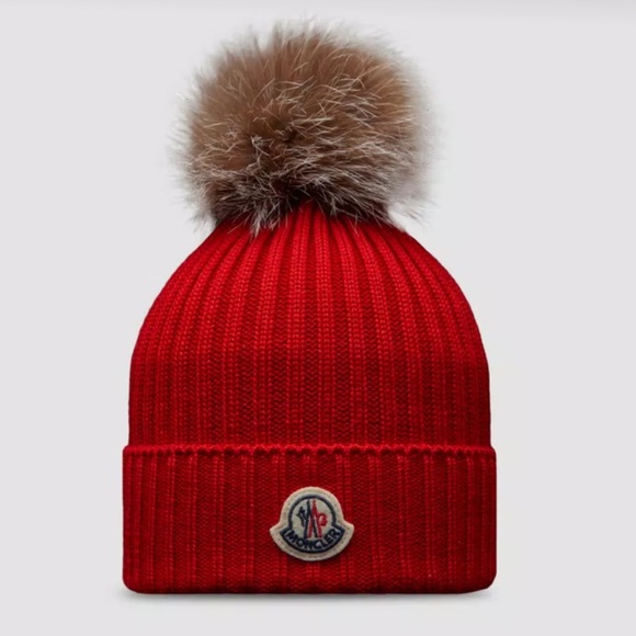‼️SALE‼️Moncler Beanie Kids (Worn as an Adult) - Picture 1 of 3